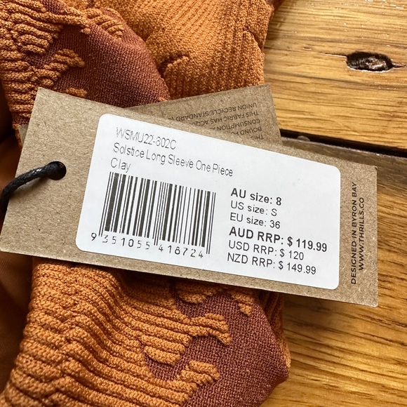 NWT THRILLS Solstice Long-Sleeve One-Piece - Picture 10 of 11